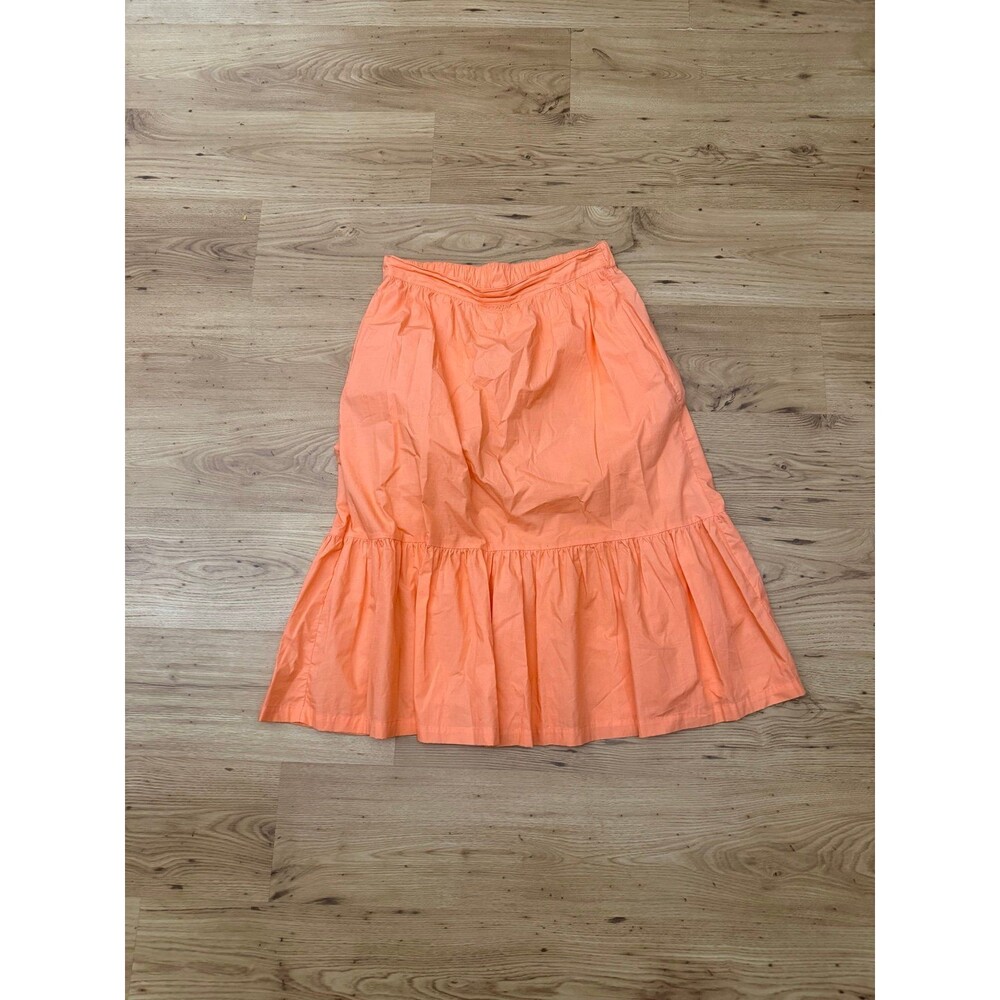 A New Day Peach Tiered Ruffle Skirt